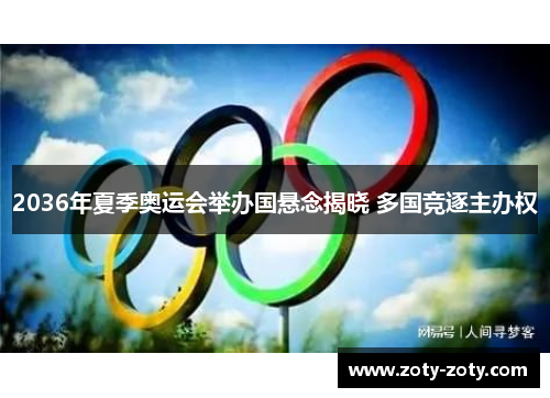 2036年夏季奥运会举办国悬念揭晓 多国竞逐主办权